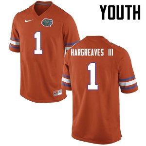 Youth Florida Gators #1 Vernon Hargreaves III NCAA Nike Orange Authentic Stitched College Football Jersey YNI8162VS